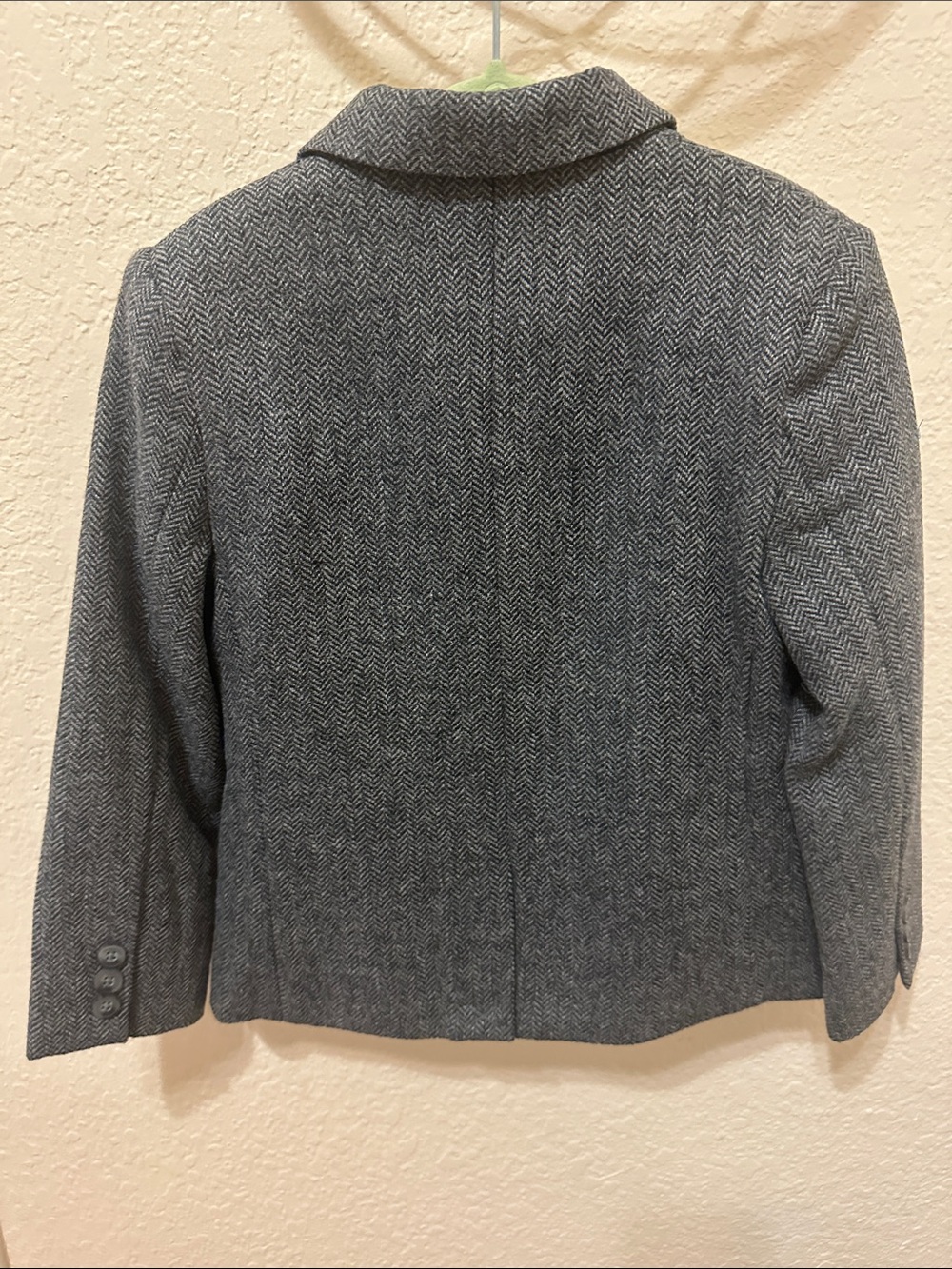 Janie and Jack Gray Herringbone Blazer Jacket - Picture 5 of 5